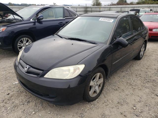 Photo 2 from auction – 2005 HONDA CIVIC EX with VIN 2HGES25865H576898