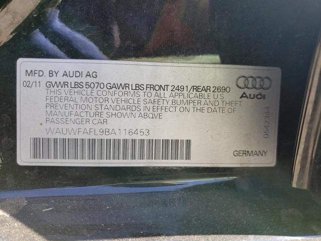 Photo 10 from auction – 2011 AUDI A4 PREMIUM with VIN WAUWFAFL9BA116453