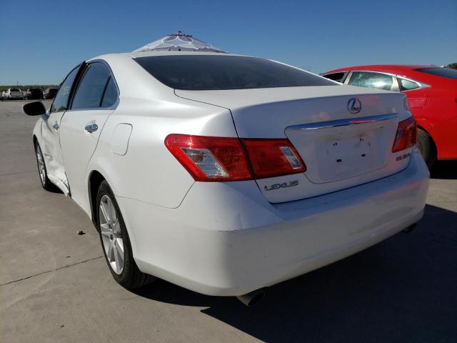 Photo 3 from auction – 2009 LEXUS ES 350 with VIN JTHBJ46G892297097