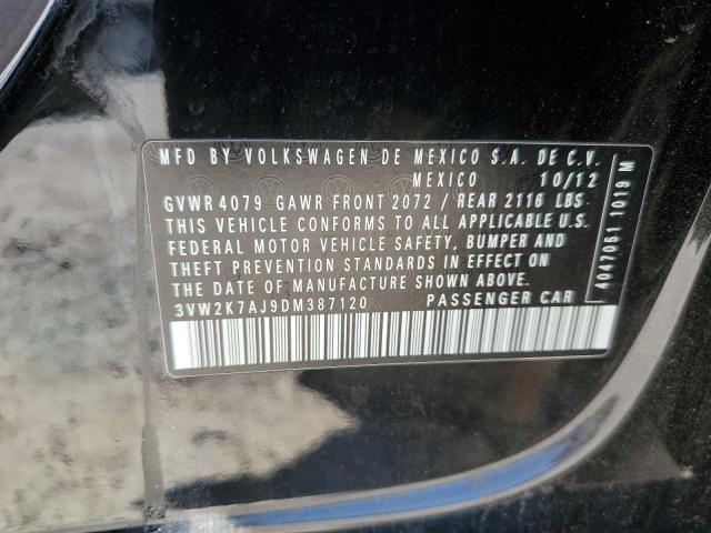 Photo 10 from auction – 2013 VOLKSWAGEN JETTA BASE with VIN 3VW2K7AJ9DM387120