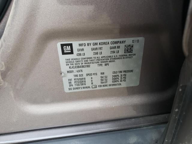 Photo 10 from auction – 2014 BUICK ENCORE with VIN KL4CJCSB4EB631902