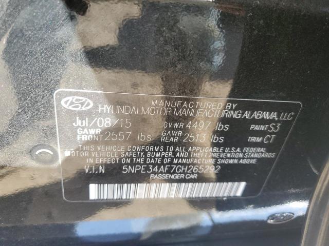 Photo 10 from auction – 2016 HYUNDAI SONATA SPO with VIN 5NPE34AF7GH265292