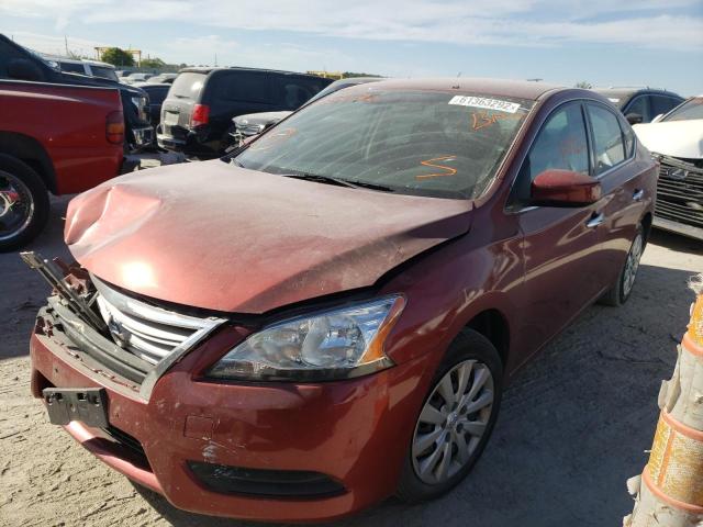 Photo 2 from auction – 2015 NISSAN SENTRA S with VIN 3N1AB7AP1FY257172