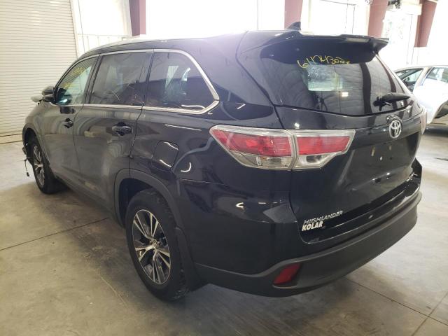Photo 3 from auction – 2016 TOYOTA HIGHLANDER with VIN 5TDJKRFH5GS301967