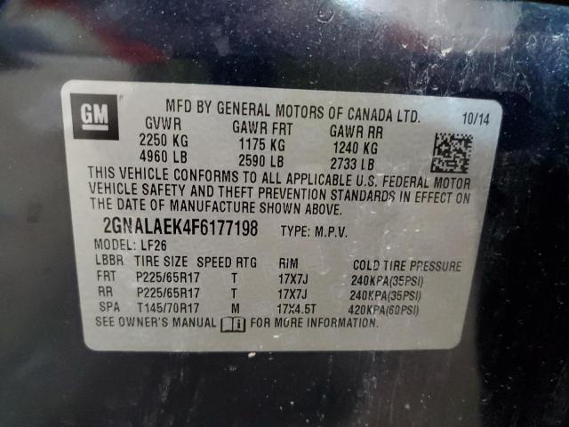 Photo 10 from auction – 2015 CHEVROLET EQUINOX LS with VIN 2GNALAEK4F6177198