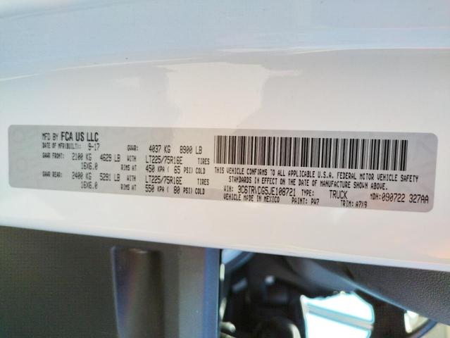 Photo 10 from auction – 2018 RAM PROMASTER with VIN 3C6TRVDG5JE108721
