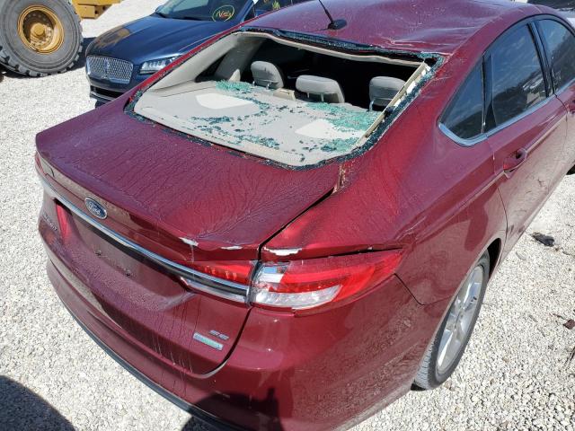 Photo 9 from auction – 2017 FORD FUSION SE with VIN 3FA6P0HDXHR333157