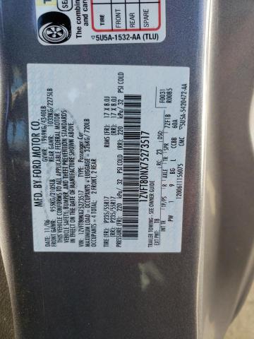 Photo 10 from auction – 2007 FORD MUSTANG with VIN 1ZVFT80NX75273517