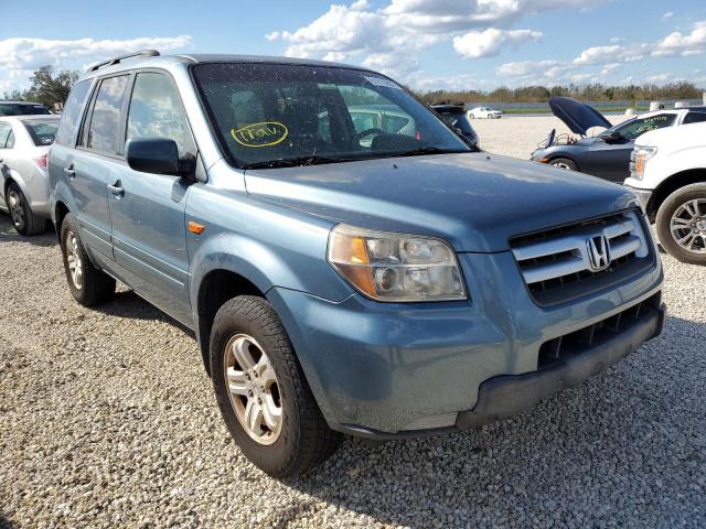 HONDA PILOT VP 2008 with VIN 5FNYF28208B008700 - Photo from auction