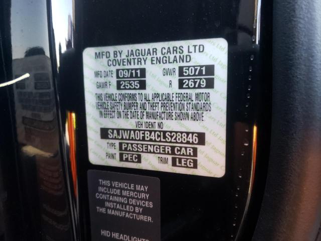Photo 10 from auction – 2012 JAGUAR XF with VIN SAJWA0FB4CLS28846