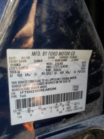 Photo 10 from auction – 2009 FORD F250 SUPER with VIN 1FTSW21R89EA85296