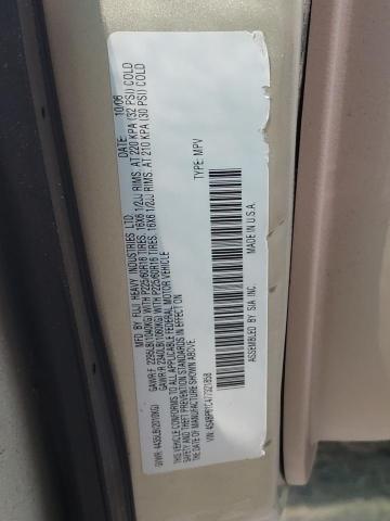 Photo 10 from auction – 2007 SUBARU OUTBACK with VIN 4S4BP61C477321858