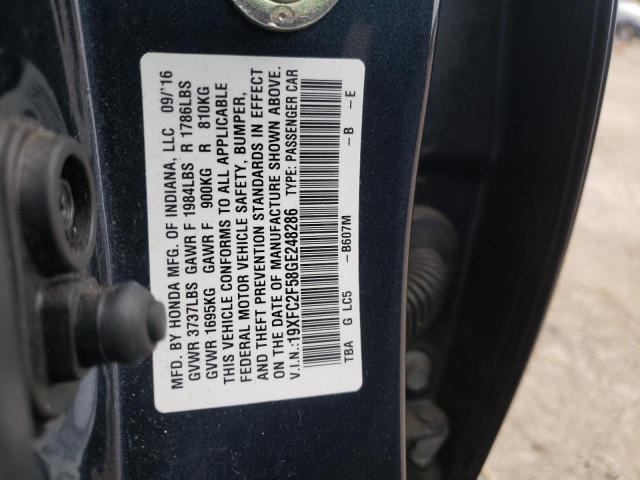Photo 10 from auction – 2016 HONDA CIVIC LX with VIN 19XFC2F58GE248286