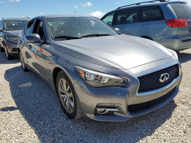 INFINITI Q50 BASE 2017 with VIN JN1CV7AP1HM640549 - Photo from auction