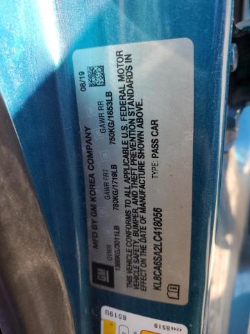 Photo 10 from auction – 2020 CHEVROLET SPARK LS with VIN KL8CA6SA2LC418056