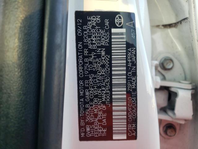 Photo 10 from auction – 2013 TOYOTA SCION XD with VIN JTKKUPB43D1029992