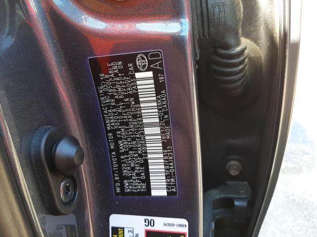 Photo 10 from auction – 2016 TOYOTA COROLLA L with VIN 2T1BURHE3GC681868