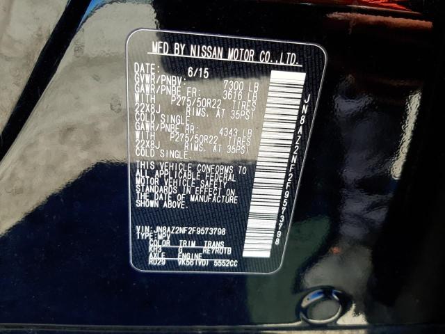 Photo 10 from auction – 2015 INFINITI QX80 with VIN JN8AZ2NF2F9573798