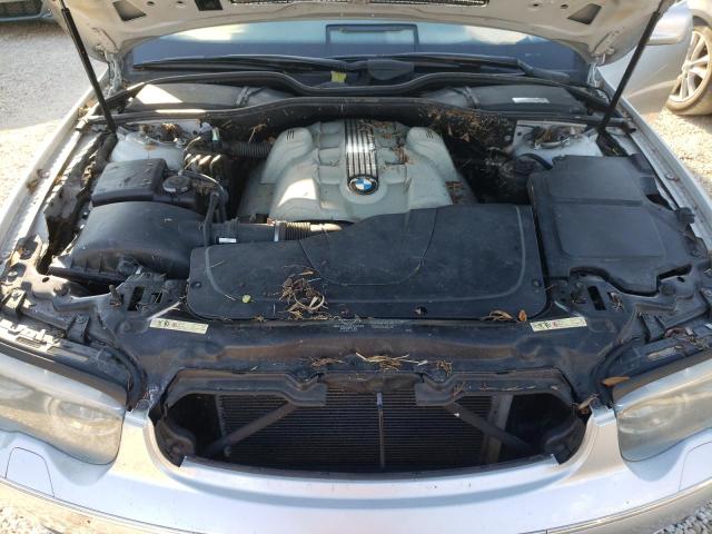Photo 7 from auction – 2003 BMW 745 LI with VIN WBAGN63493DR17370