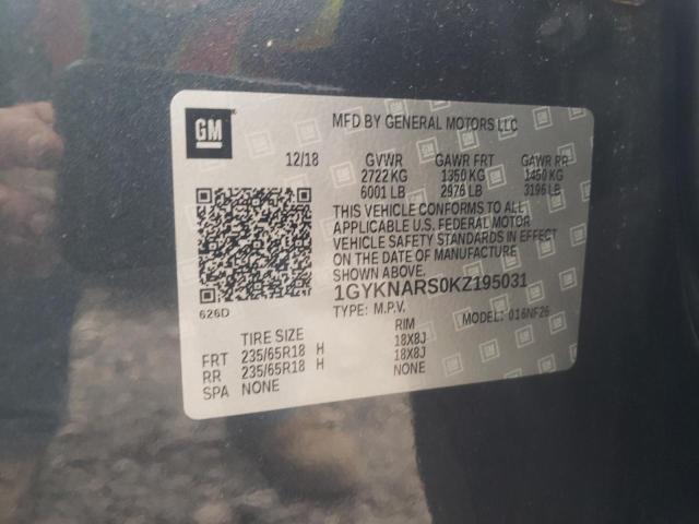 Photo 10 from auction – 2019 CADILLAC XT5 with VIN 1GYKNARS0KZ195031