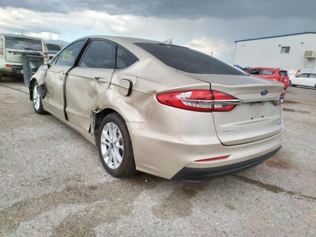 Photo 3 from auction – 2019 FORD FUSION SE with VIN 3FA6P0LU6KR119927