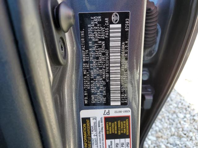 Photo 10 from auction – 2014 TOYOTA CAMRY L with VIN 4T1BF1FK1EU793407