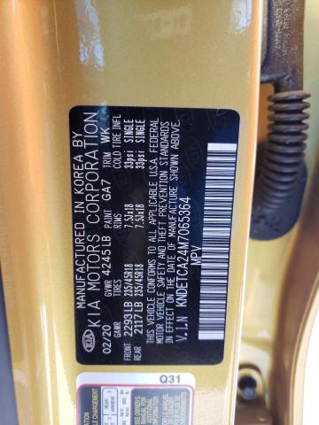Photo 10 from auction – 2021 KIA SELTOS SX with VIN KNDETCA24M7065364