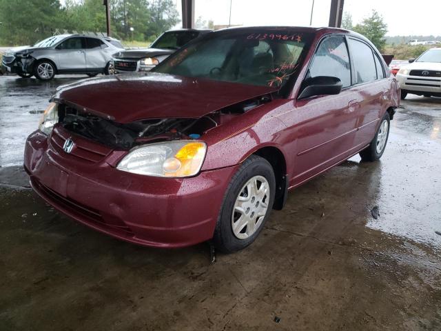 Photo 2 from auction – 2003 HONDA CIVIC with VIN 2HGES16543H580573