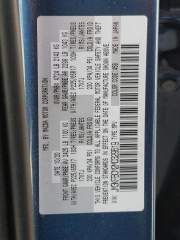 Photo 10 from auction – 2021 MAZDA CX-5 TOURI with VIN JM3KFBCM2M0329619