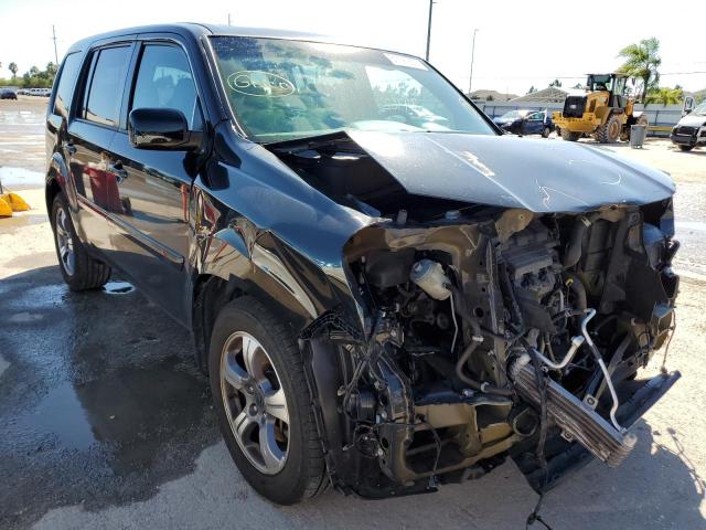 HONDA PILOT SE 2015 with VIN 5FNYF4H38FB076857 - Photo from auction