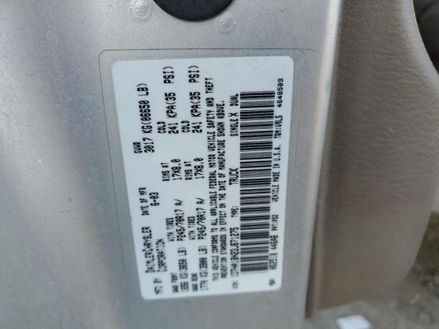 Photo 10 from auction – 2003 DODGE RAM 1500 S with VIN 1D7HA18N23J671275