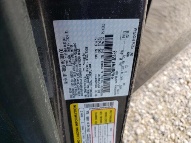 Photo 10 from auction – 2015 FORD FUSION SE with VIN 3FA6P0LU9FR185636