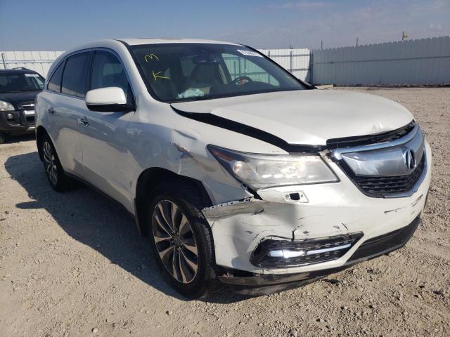 ACURA MDX TECHNO 2014 with VIN 5FRYD4H61EB503583 - Photo from auction