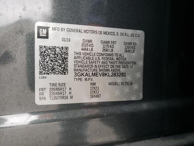 Photo 10 from auction – 2019 GMC TERRAIN SL with VIN 3GKALMEV8KL283281