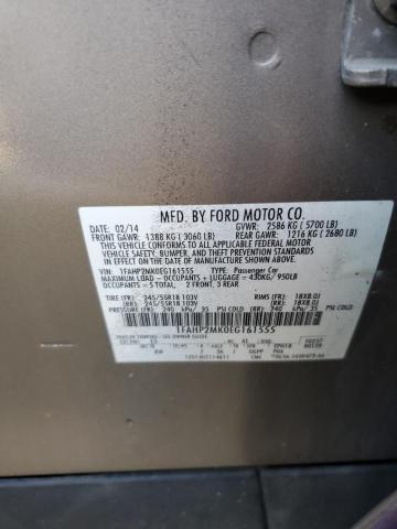 Photo 10 from auction – 2014 FORD TAURUS POL with VIN 1FAHP2MK0EG161555