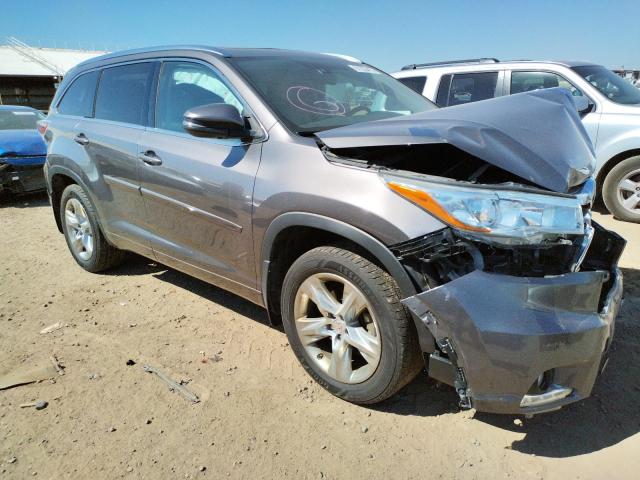 TOYOTA HIGHLANDER 2014 with VIN 5TDDKRFH9ES032205 - Photo from auction