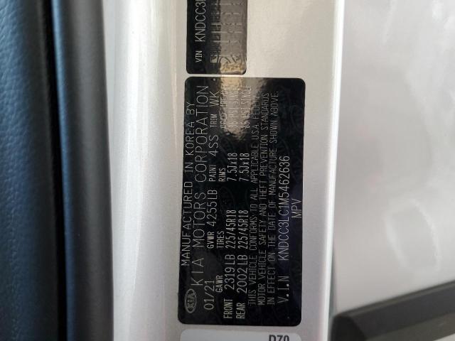 Photo 10 from auction – 2021 KIA NIRO TOURI with VIN KNDCC3LC1M5462636
