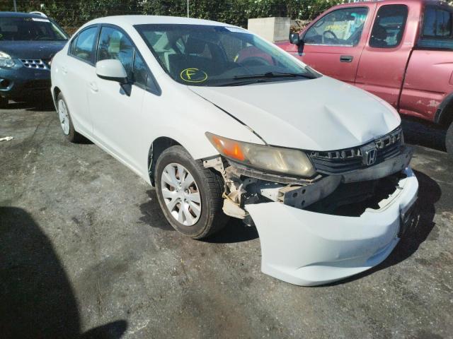 HONDA CIVIC LX 2012 with VIN 19XFB2F57CE351342 - Photo from auction
