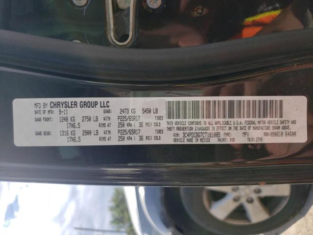 Photo 10 from auction – 2012 DODGE JOURNEY SX with VIN 3C4PDCBG7CT181085