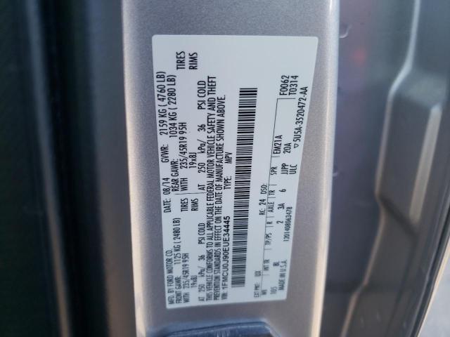 Photo 10 from auction – 2014 FORD ESCAPE TIT with VIN 1FMCU0J90EUE34445