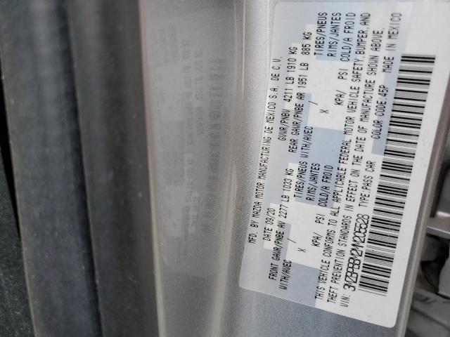 Photo 10 from auction – 2021 MAZDA 3 SELECT with VIN 3MZBPBBM2MM205528