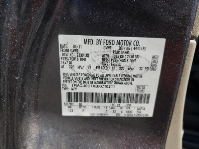 Photo 10 from auction – 2011 FORD ESCAPE XLS with VIN 1FMCU0C7XBKC16211
