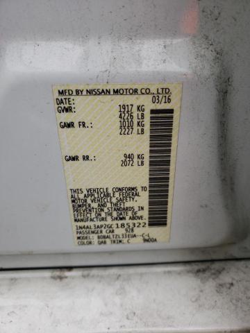 Photo 10 from auction – 2016 NISSAN ALTIMA 2.5 with VIN 1N4AL3AP2GC185322