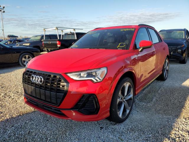 Photo 2 from auction – 2022 AUDI Q3 PREMIUM with VIN WA1EECF38N1054152