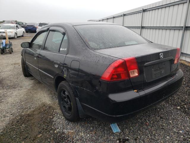 Photo 3 from auction – 2002 HONDA CIVIC with VIN 2HGES16192H569967