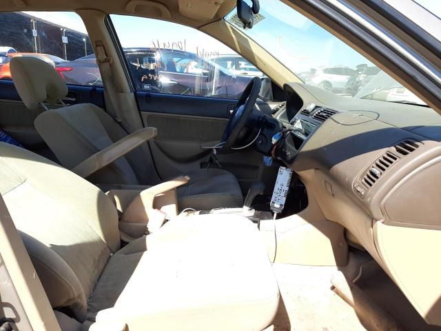 Photo 5 from auction – 2004 HONDA CIVIC LX with VIN 2HGES16544H587542