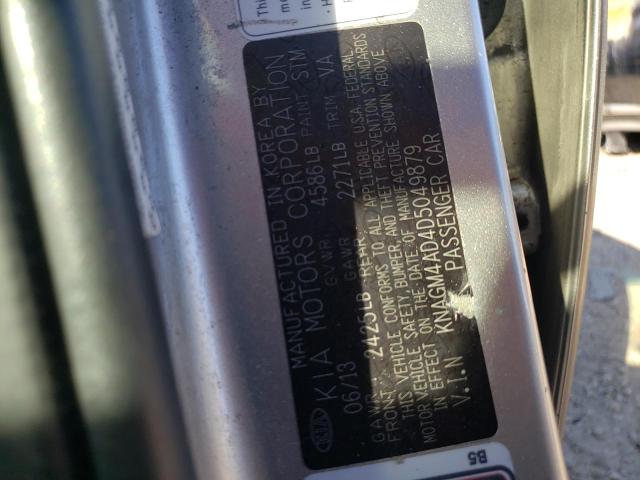 Foto 10 de la subasta – 2013 KIA OPTIMA HYB con VIN KNAGM4AD4D5049879