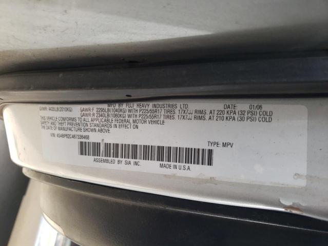 Photo 10 from auction – 2006 SUBARU LEGACY OUT with VIN 4S4BP62C467336468