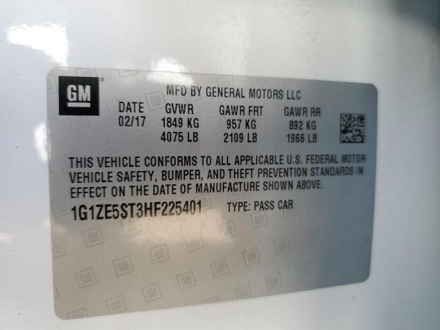 Photo 10 from auction – 2017 CHEVROLET MALIBU LT with VIN 1G1ZE5ST3HF225401