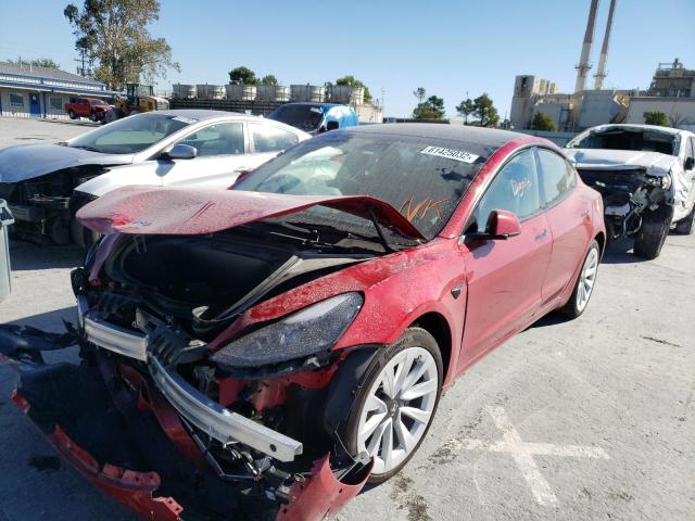 Photo 2 from auction – 2022 TESLA MODEL 3 with VIN 5YJ3E1EB8NF155127